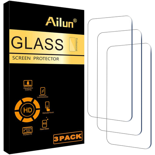 Ailun 3 Pack Screen Protector for iPhone 16 / iPhone 15 / iPhone 15 Pro